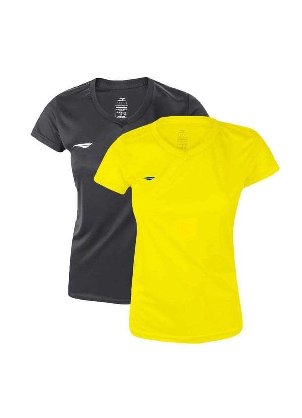 Penalty - Kit 2 Camisetas Penalty X Feminina Amarelo
