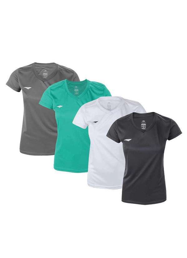 Penalty - Kit 4 Camisetas Penalty X Feminina Azul