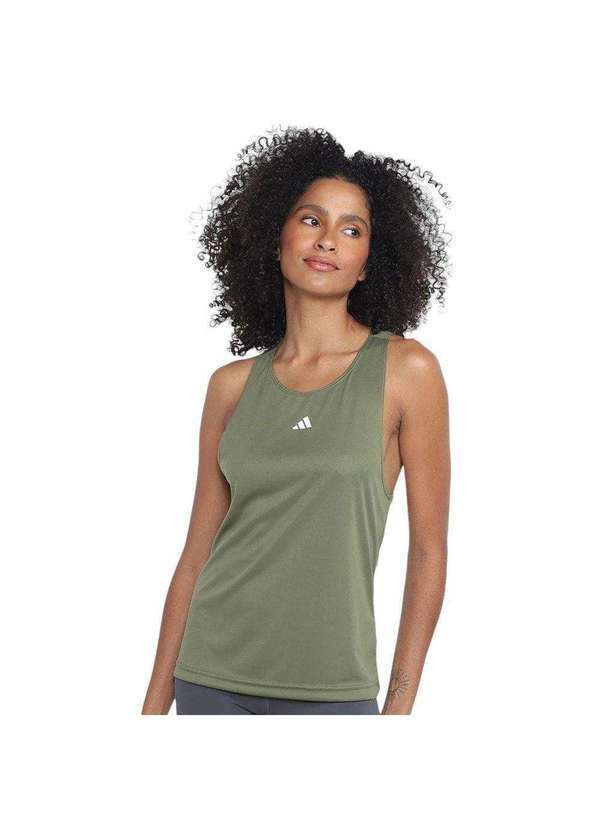 Adidas - Regata Adidas Treino Básica Feminina Verde