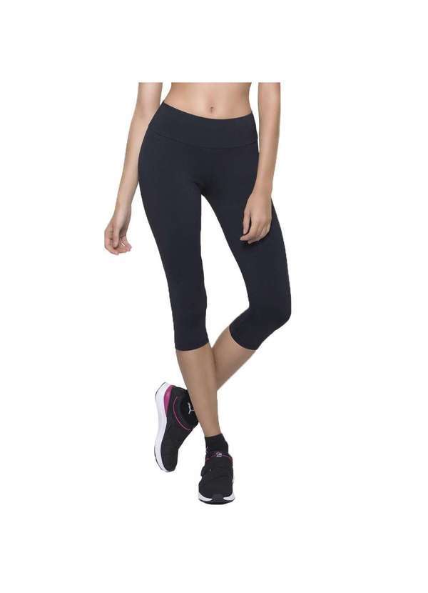 Selene - Calça Legging Corsário Selene Básica Feminina - Preto Preto