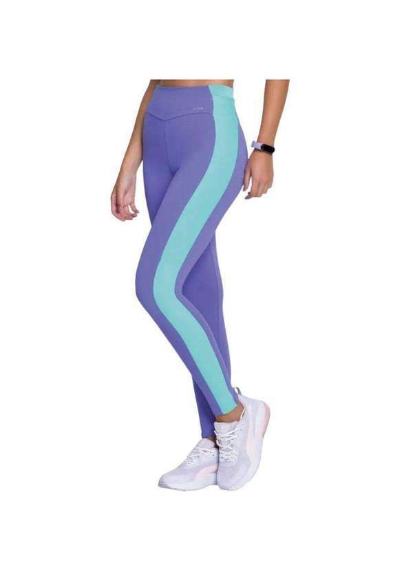 Selene - Calça Legging Selene Recorte Feminina Roxo