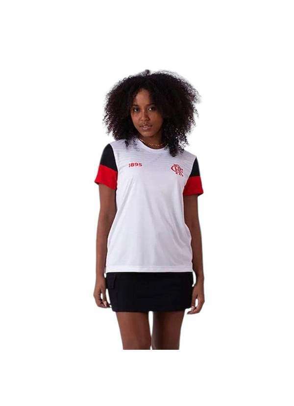 Braziline - Camisa Braziline Flamengo 1895 Feminina Branco