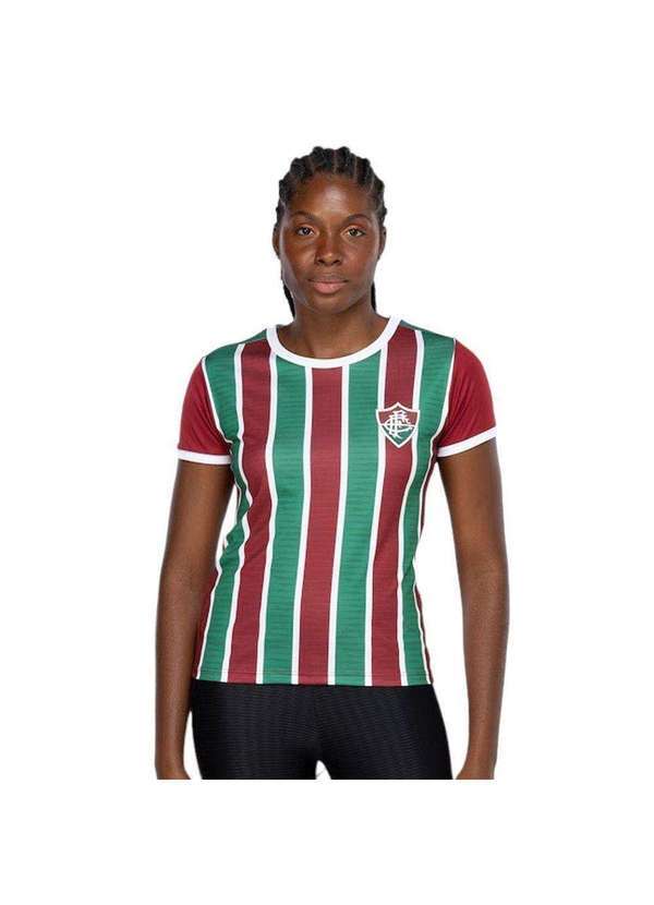 Braziline - Camisa Braziline Fluminense Raiar Feminina Vermelho