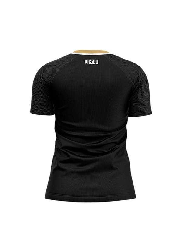 Braziline - Camisa Braziline Vasco Manto Feminina Preto 2