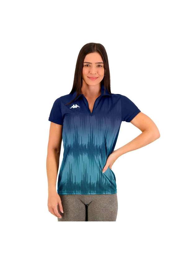 Kappa - Camisa Polo Kappa Eloise Feminina - Azul