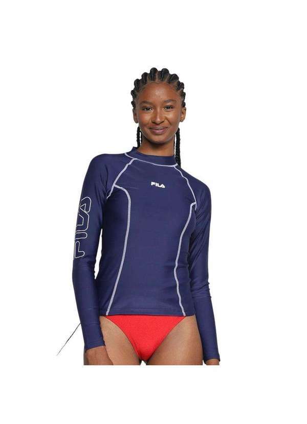 Fila - Camisa Térmica Fila Water Sports Feminina Azul
