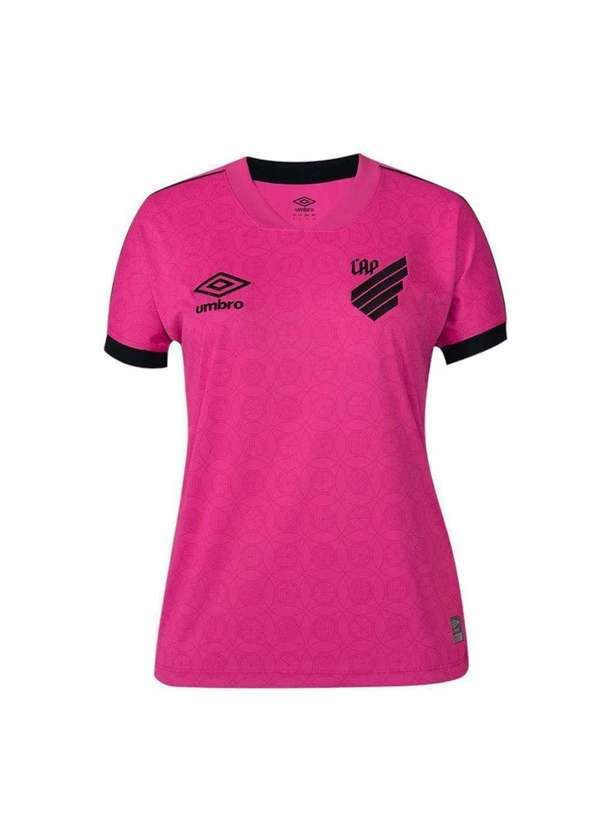 Umbro - Camisa Umbro Atlético Paranaense Outubro Rosa 2023/24 Feminina Rosa