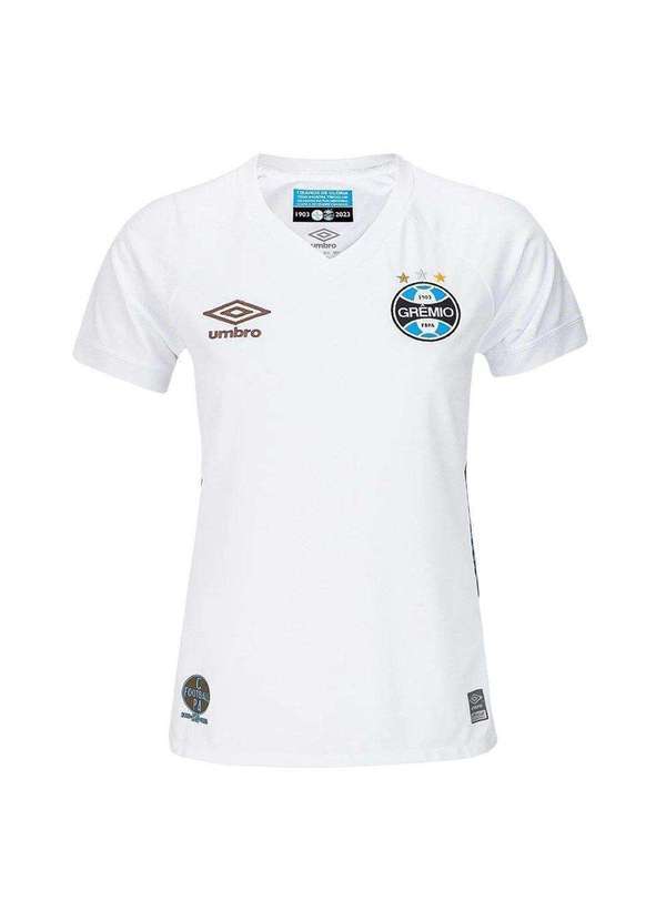 Umbro - Camisa Umbro Grêmio Ii 2023/24 Torcedora Feminina Branco