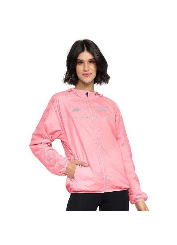 Kappa - Jaqueta Corta Vento Kappa Vasco da Gama Harris Feminina - Rosa