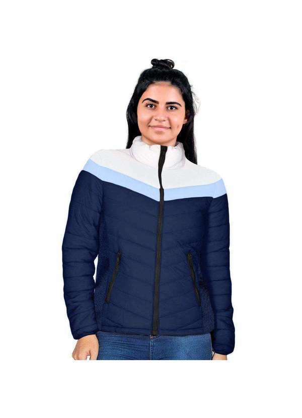 Esporte Legal - Jaqueta Esporte Legal Color Block Feminina Azul