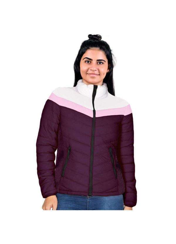 Esporte Legal - Jaqueta Esporte Legal Color Block Feminina Vermelho