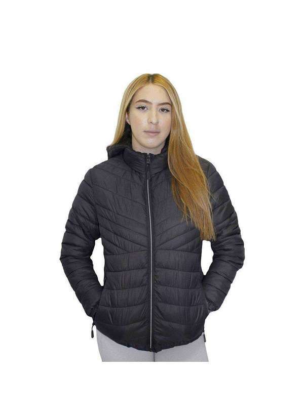 Esporte Legal - Jaqueta Esporte Legal Nylon Feminina Preto