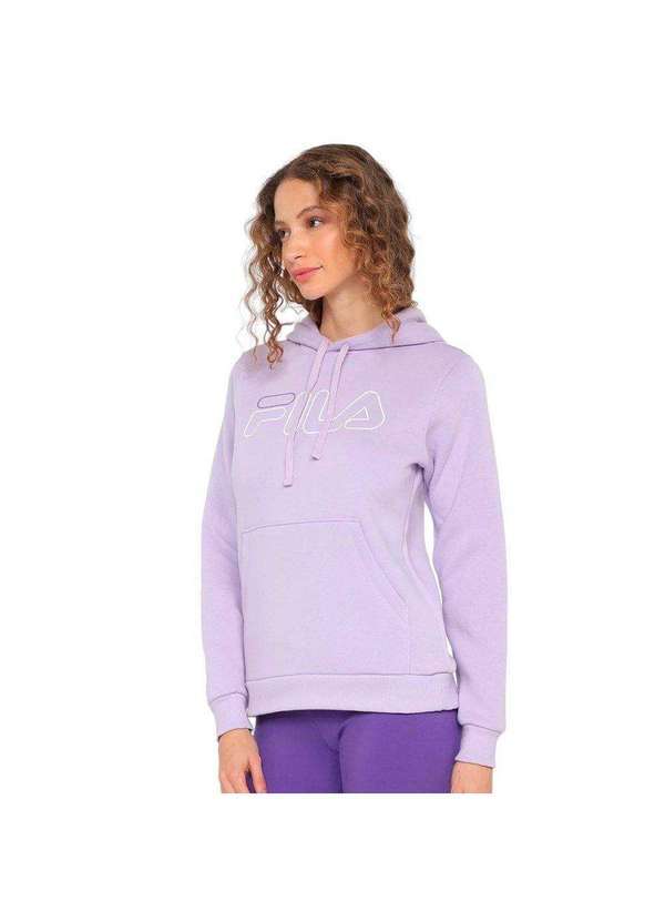 Fila - Moletom Fila Basic Outline Feminino - Roxo