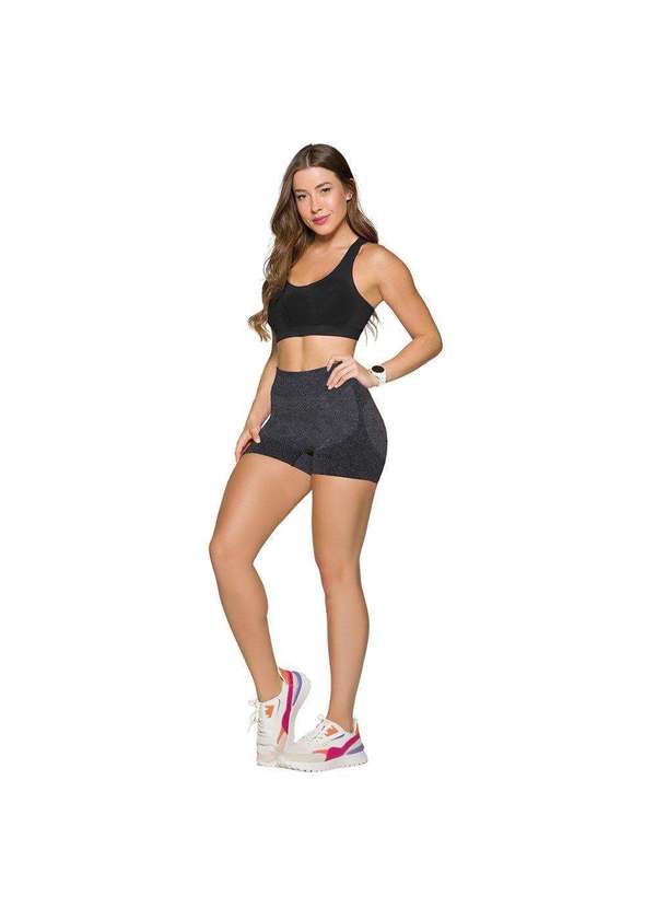 Selene - Conjunto Selene Top e Short Básico Feminino Preto