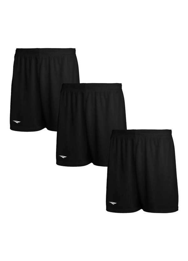 Penalty - Kit 3 Calções Penalty X Feminino Preto
