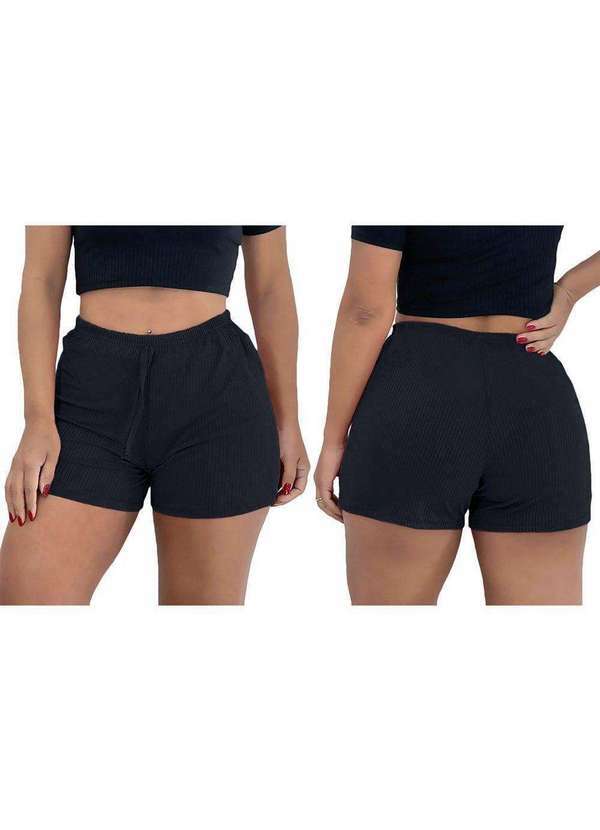 Pmc - Kit 4 Shorts Pmc Canelado Feminino Rosa 2