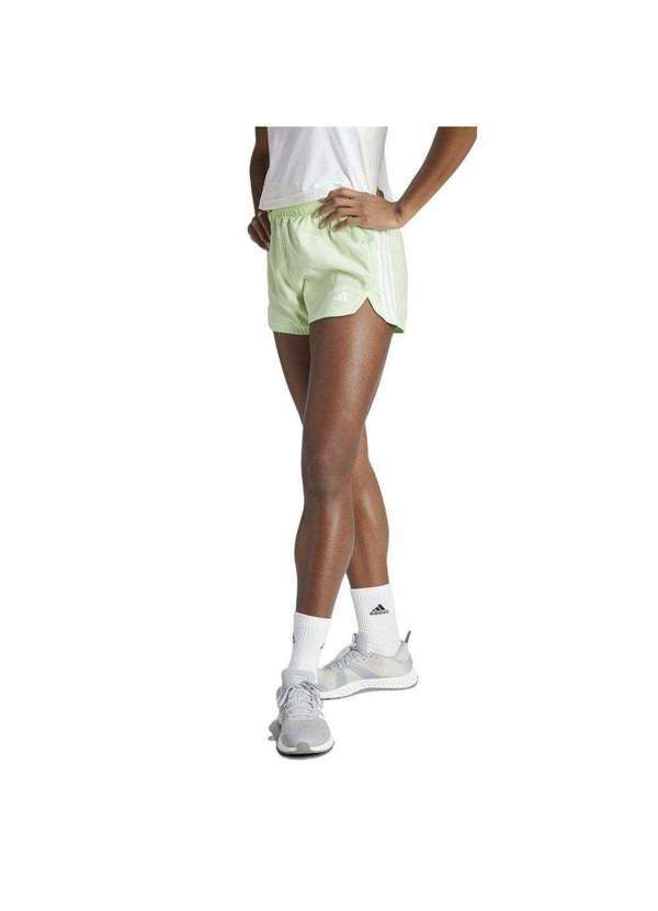 Adidas - Short Adidas Pacer 3 Stripes Feminino Verde
