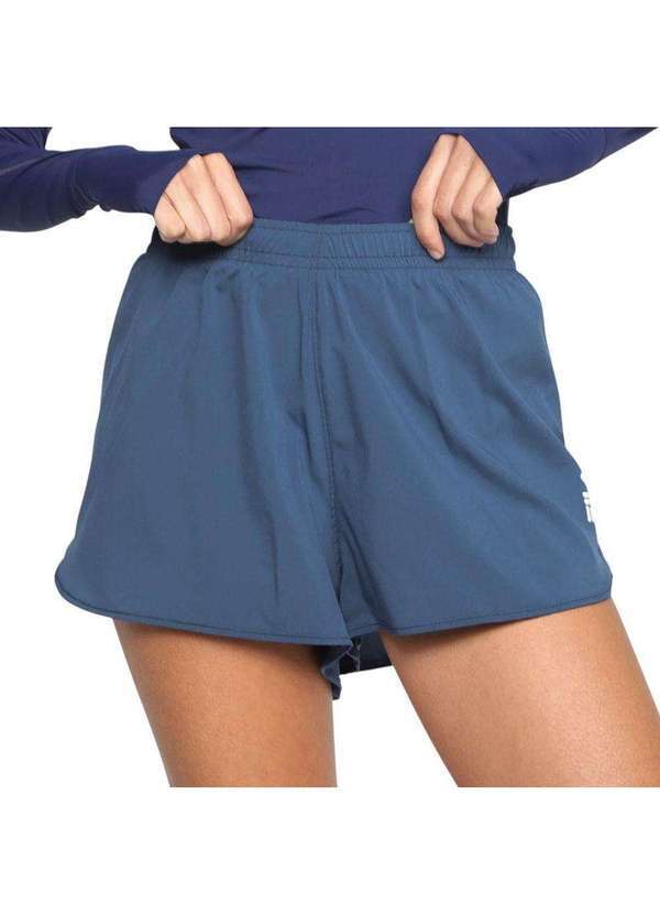 Fila - Short Fila Double Run Feminino Azul