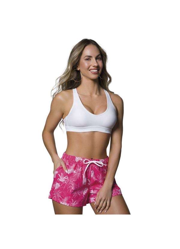 Selene - Short Selene Estampado Feminino Rosa