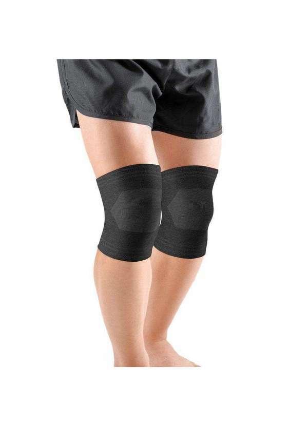 Hidrolight - Joelheira Hidrolight Elástica Bamboo Preto