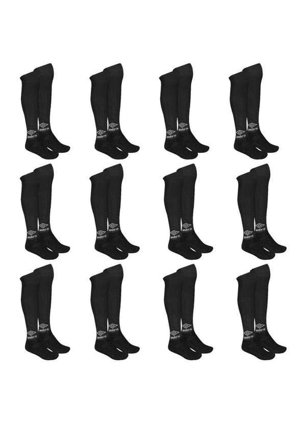 Umbro - Kit 12 pares de Meiões Umbro Classic Preto 1