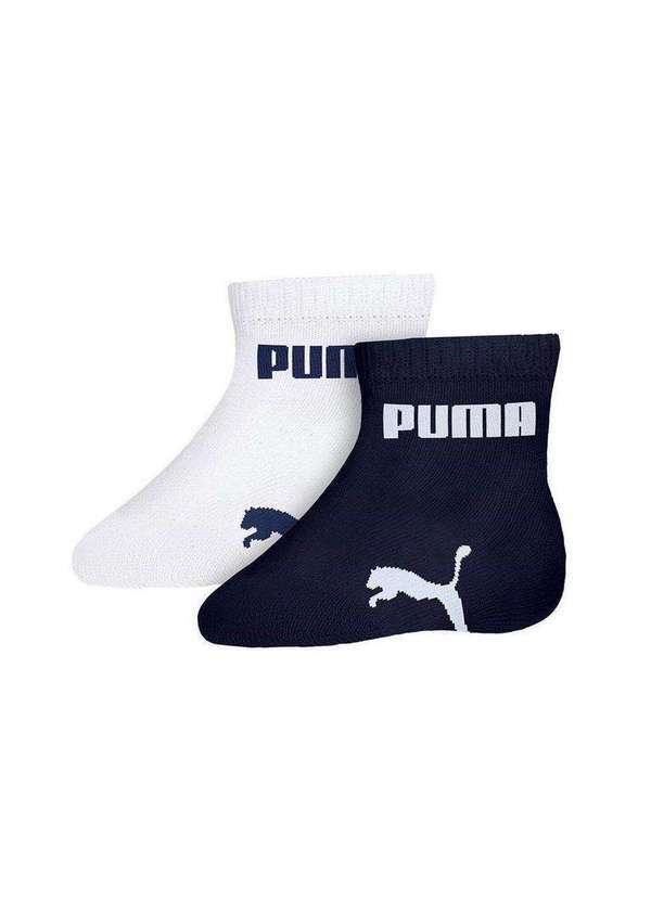 Puma - Kit 2 pares de Meias Puma Bebê Cano Baixo Kit 2 pares de Meias Puma Bebê