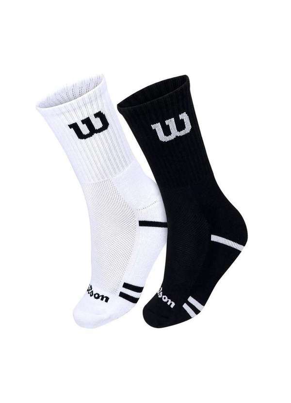Wilson - Kit 2 pares de Meias Wilson Cano Longo Masculino Preto