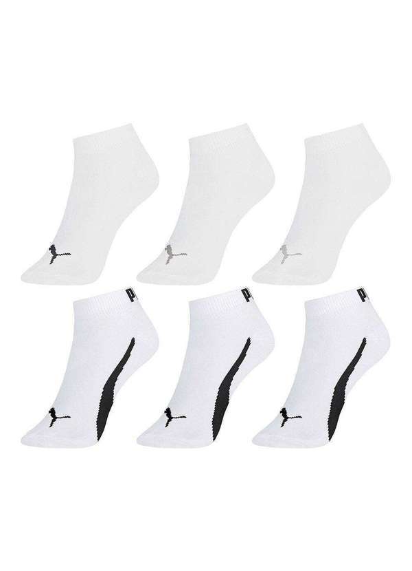 Puma - Kit 6 pares de Meias Puma Sapatilha Esportiva Masculino Kit 6 pares de Meias Puma Masculino