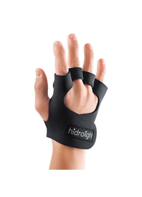 Hidrolight - Luva de Musculação Hidrolight sem Polegar Neoprene Preto