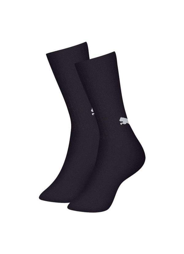 Puma - Meia Puma Esportiva Cano Longo Masculina Preto