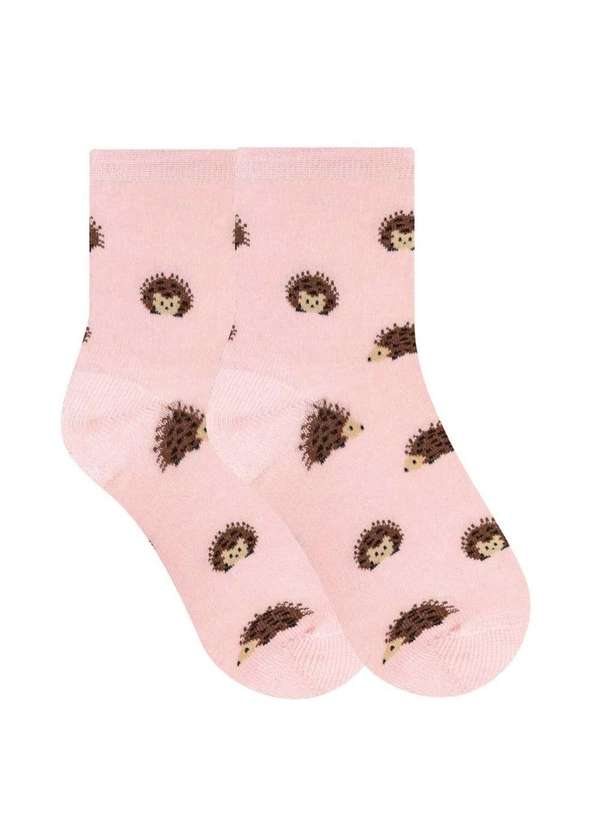 Selene - Meia Selene Soquete Cano Baixo - Rosa Rosa 1