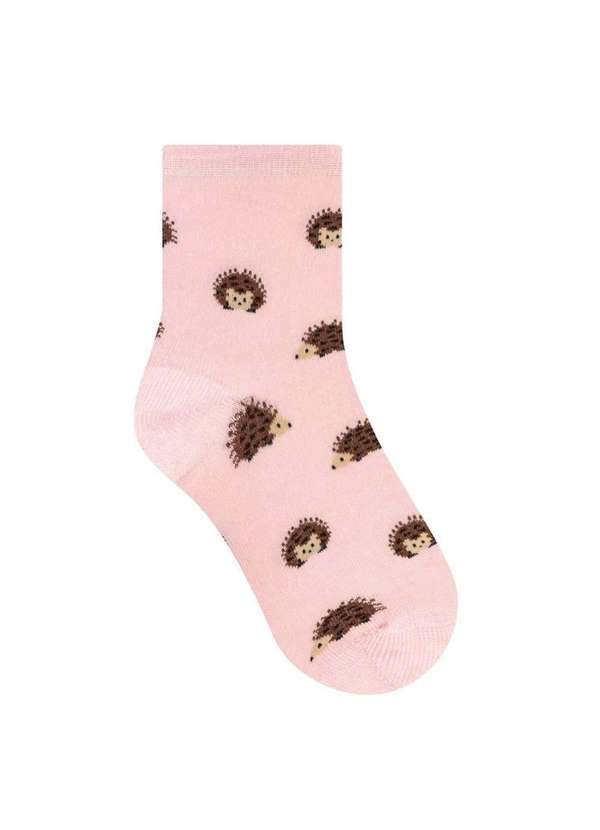 Selene - Meia Selene Soquete Cano Baixo - Rosa Rosa 2