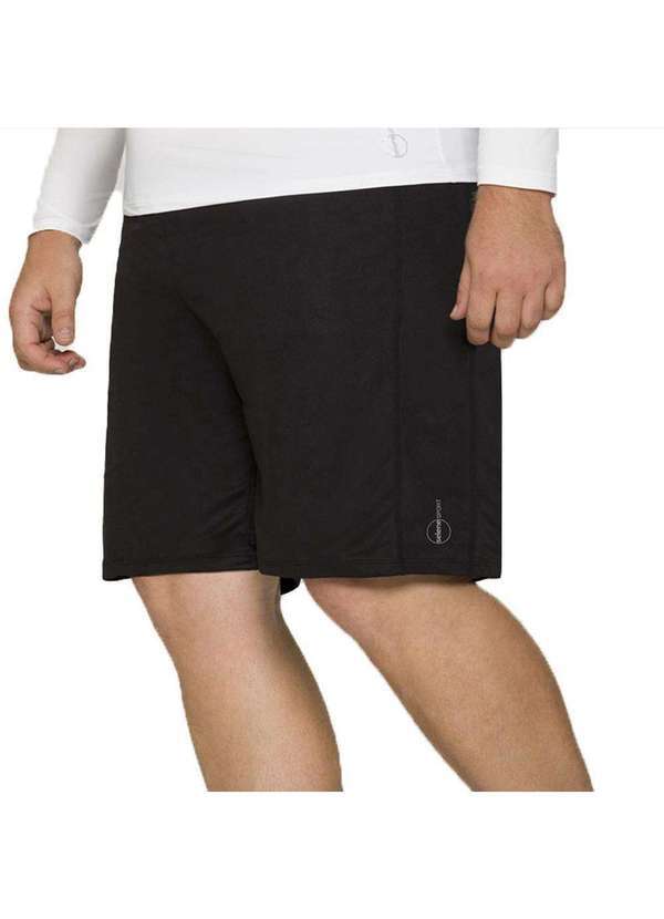 Selene - Bermuda Selene Dry Plus Size Masculina Preto 2