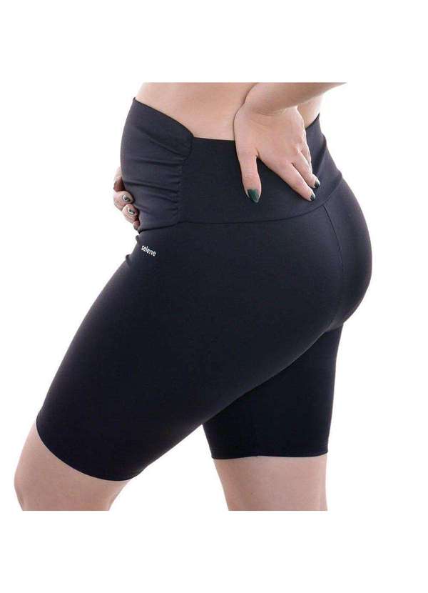 Selene - Bermuda Selene Gestante Feminina Preto 2