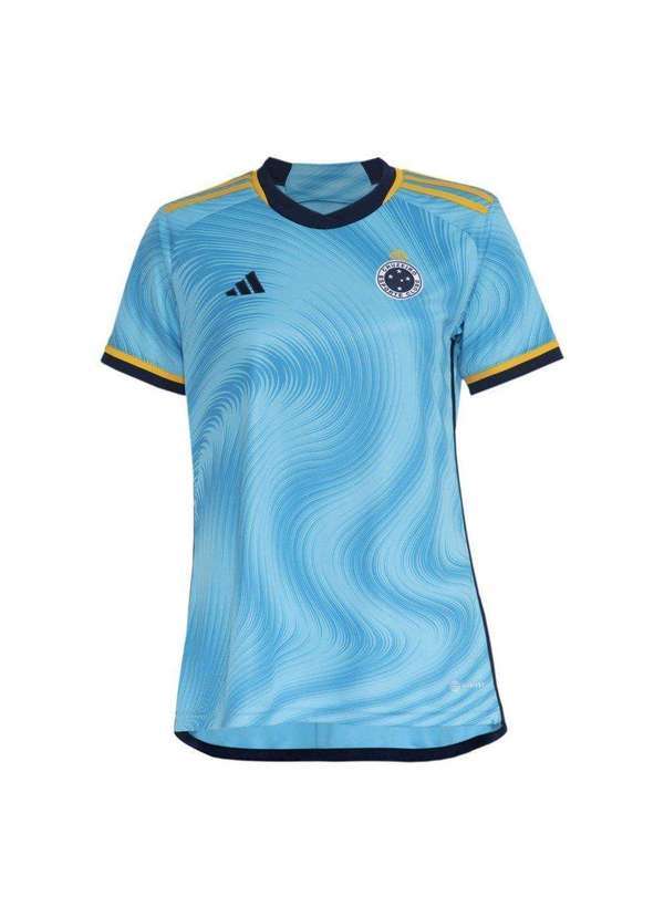 Adidas - Camisa Adidas Cruzeiro Iii 2023/24 Feminina Azul