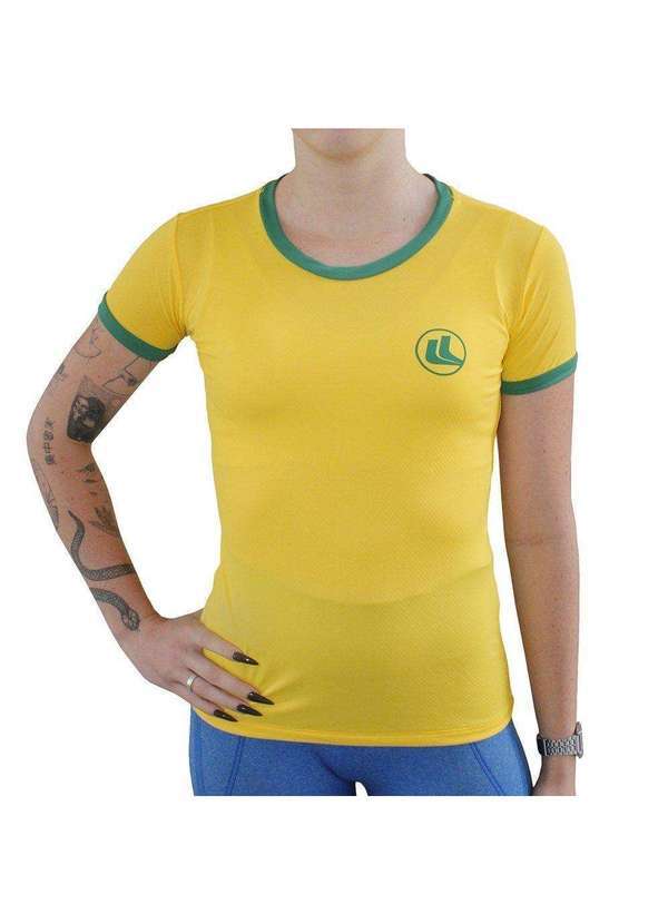 Esporte Legal - Camisa Brasil Esporte Legal Feminina Amarelo