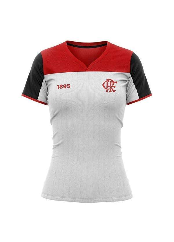 Braziline - Camisa Braziline Flamengo Canyon Feminina Branco