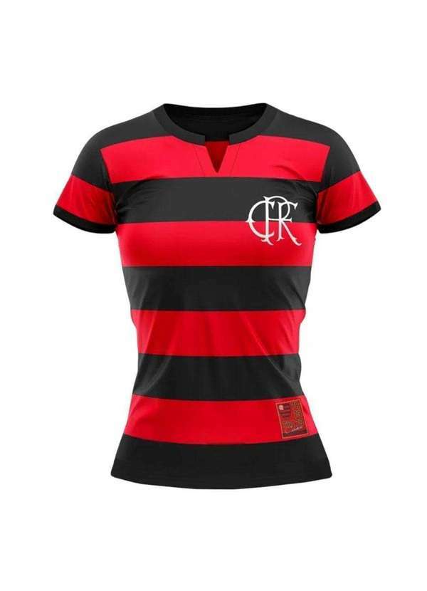 Braziline - Camisa Braziline Flamengo Flatri Crf Feminina Vermelho