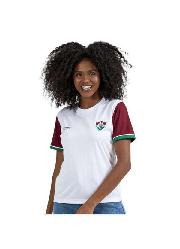 Braziline - Camisa Braziline Fluminene Mistura Feminina Branco