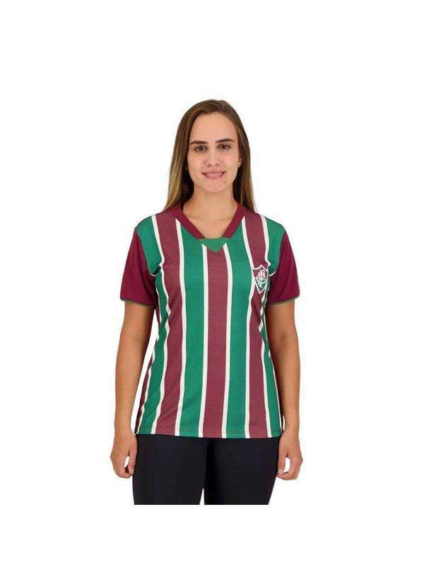 Braziline - Camisa Braziline Fluminense Roleplay Feminina Vermelho