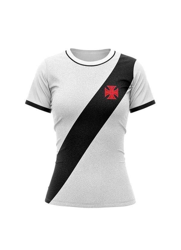 Braziline - Camisa Braziline Vasco da Gama Caravel Feminina Branco