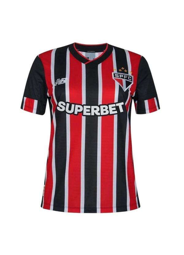 New Balance - Camisa New Balance São Paulo Ii 2024 Feminina Vermelho