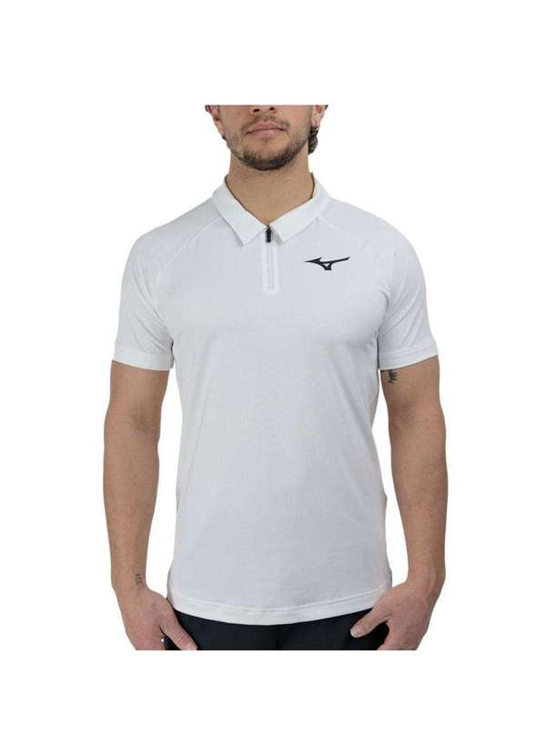 Mizuno - Camisa Polo Mizuno Frontier Shadow Masculina Branco
