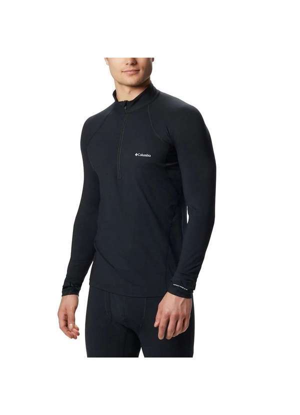 Columbia - Camisa Térmica Columbia Midweight Stretch Masculina Preto