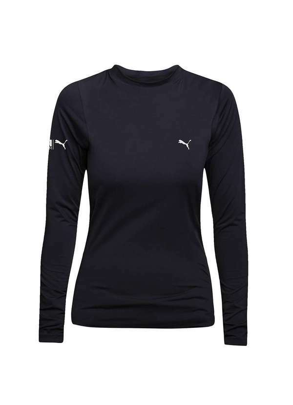 Puma - Camisa Térmica Puma Uv50 Manga Longa Feminina Preto