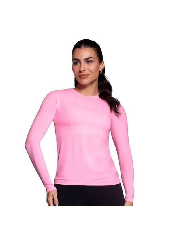 Selene - Camisa Térmica Selene Proteção Uv Feminina Rosa