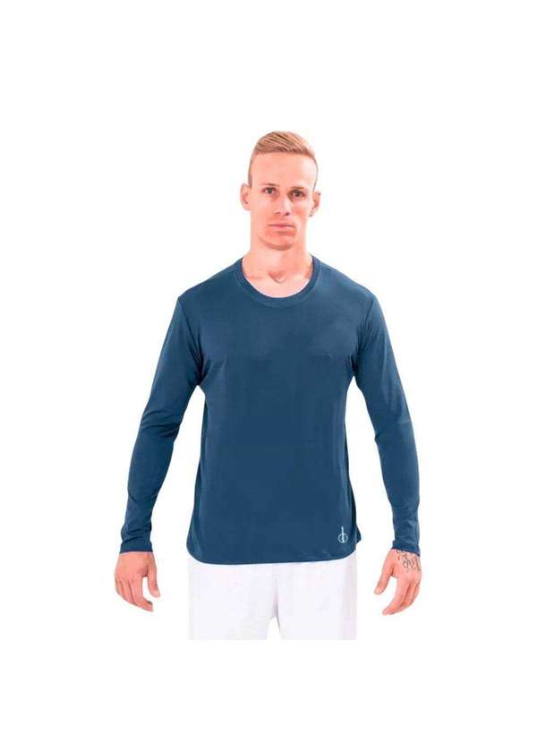 Selene - Camisa Térmica Selene Proteção Uv50 Masculina Azul
