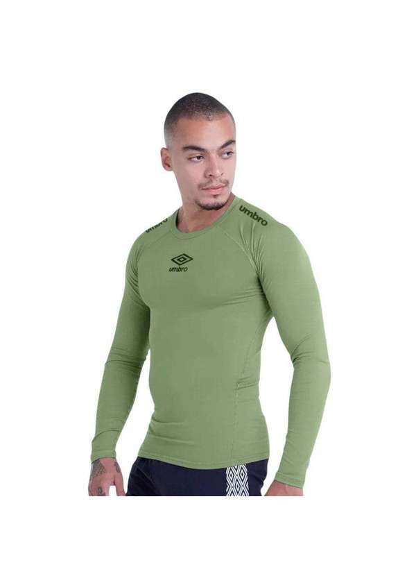 Umbro - Camisa Térmica Umbro Clubes 2023 Profissional Masculina Verde