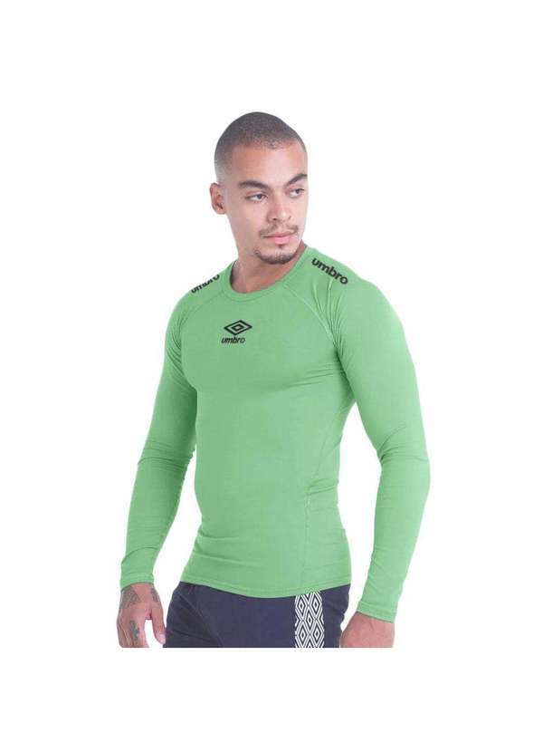 Umbro - Camisa Térmica Umbro Clubes 2023 Profissional Masculina Verde