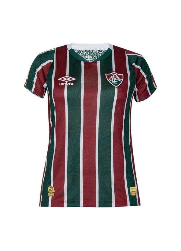 Umbro - Camisa Umbro Fluminense I 2024/25 Jogadora Feminina Vermelho